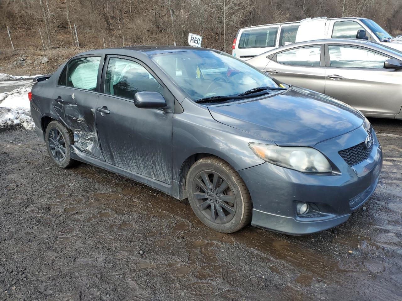 2010 Toyota Corolla VIN 2T1BU4EE8AC294313 Copart auction photo, side damage thumbnail 4