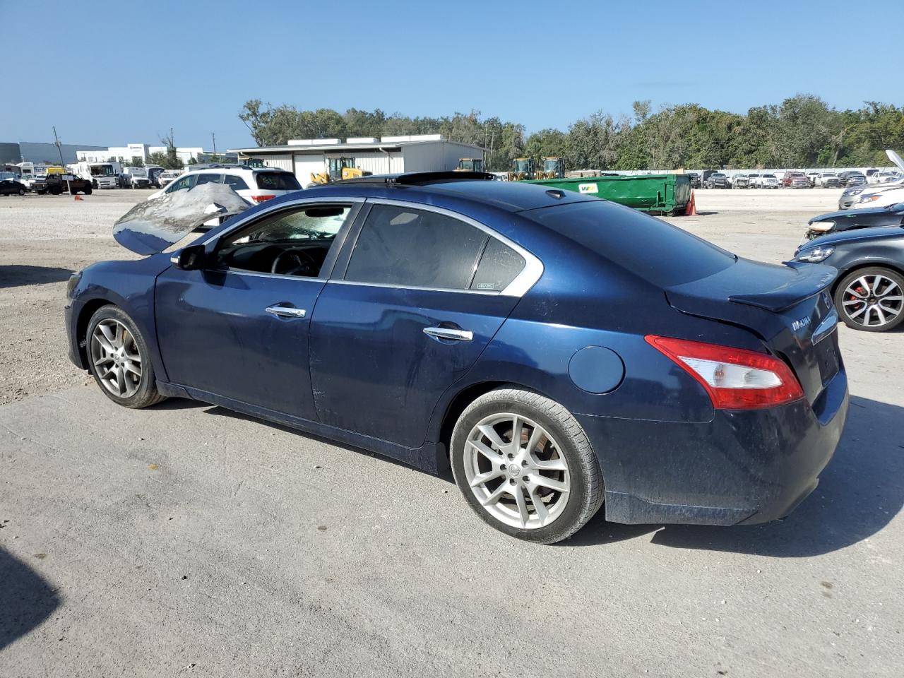 2009 Nissan Maxima VIN 1N4AA51E79C843834 Copart auction photo, burn - engine damage thumbnail 2