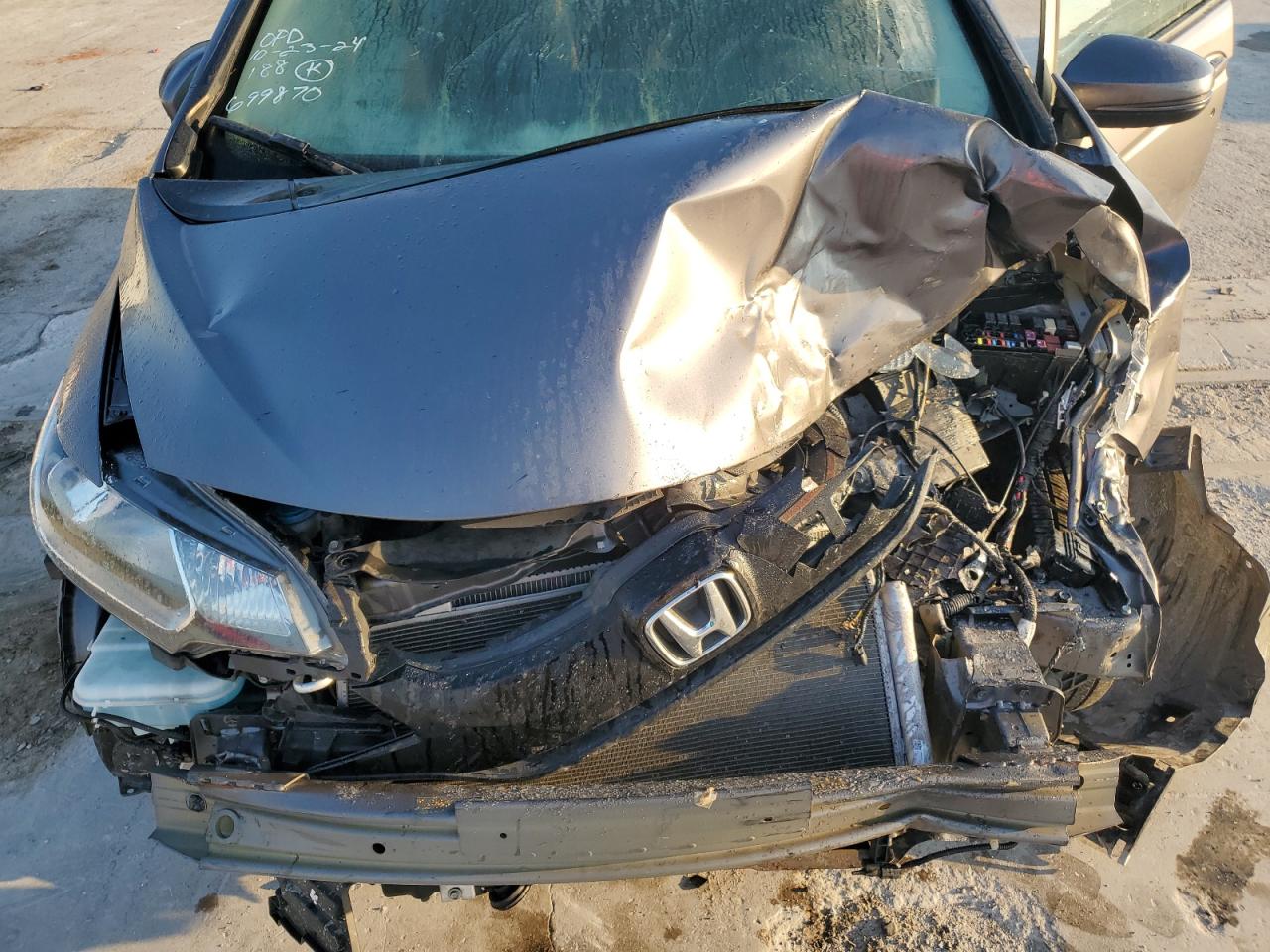 2017 Honda Fit VIN 3HGGK5H57HM708147 Copart auction photo, front end damage thumbnail 12