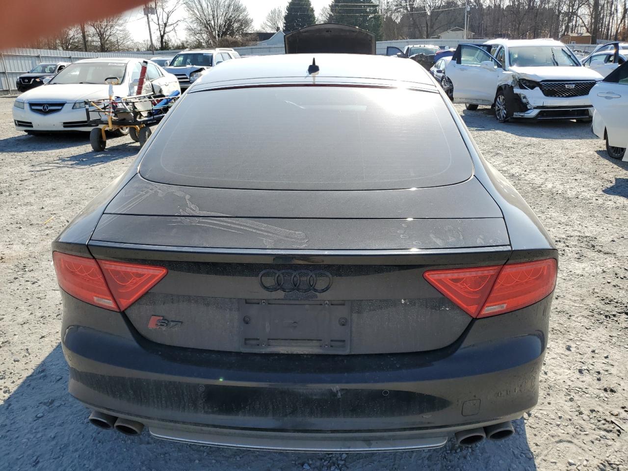 2014 Audi S7 VIN WAUW2AFC1EN063045 Copart auction photo, front end damage thumbnail 6