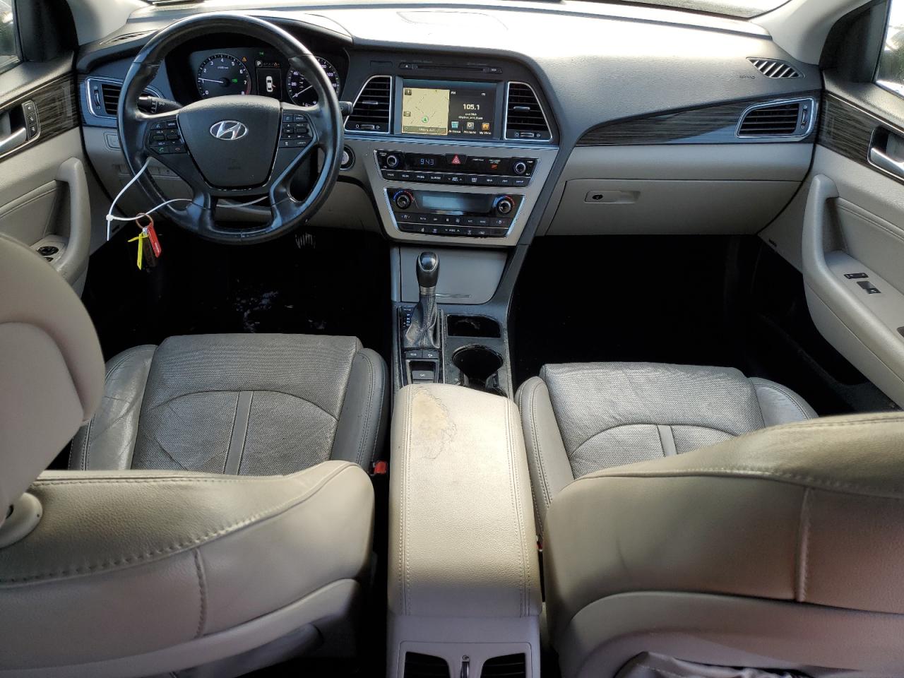 2015 Hyundai Sonata VIN 5NPE34AF2FH086608 Copart auction photo, front end damage thumbnail 8