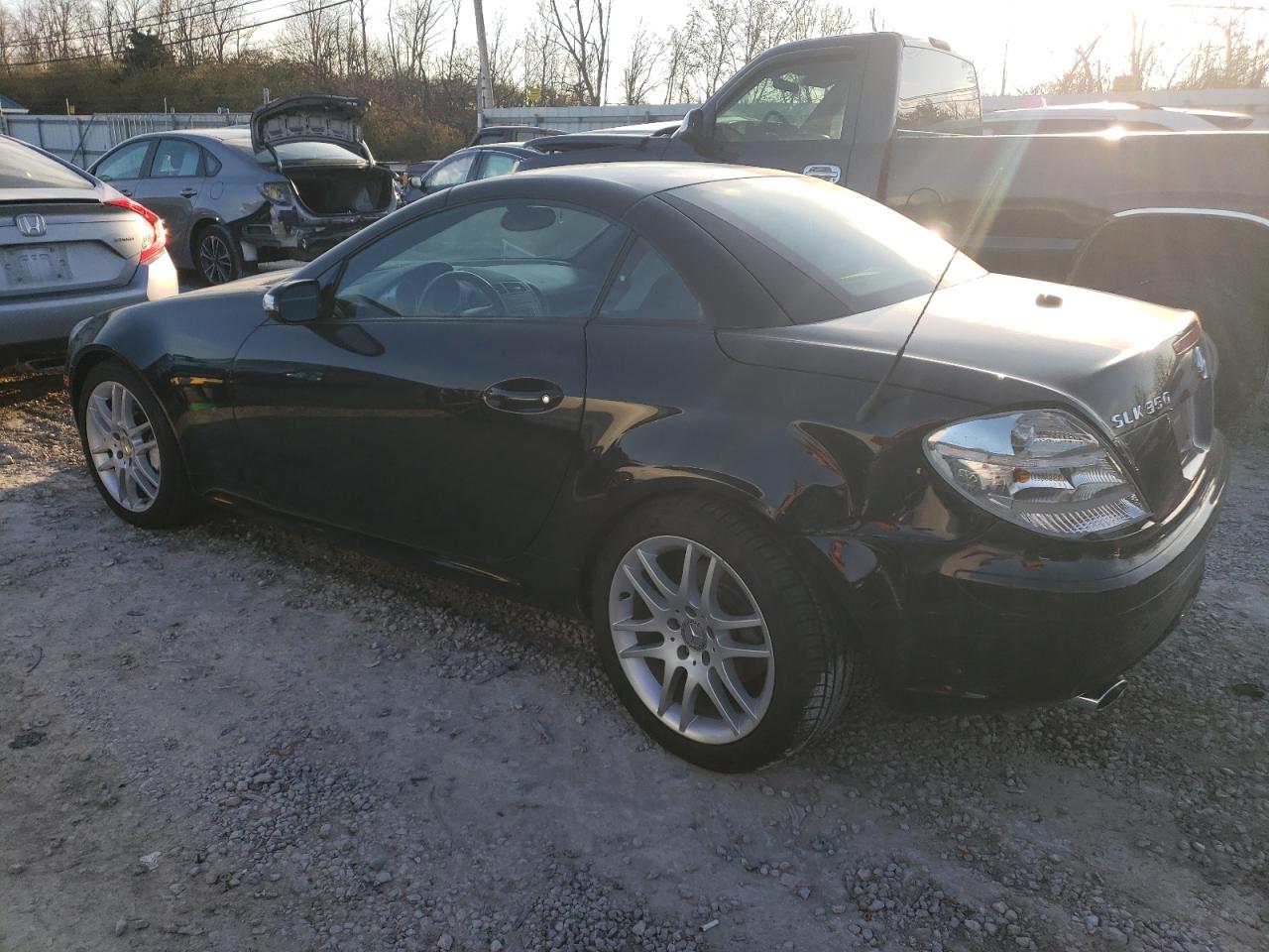2007 Mercedes-Benz SLK-klasse VIN WDBWK56F87F158377 Copart auction photo, rear end damage thumbnail 2