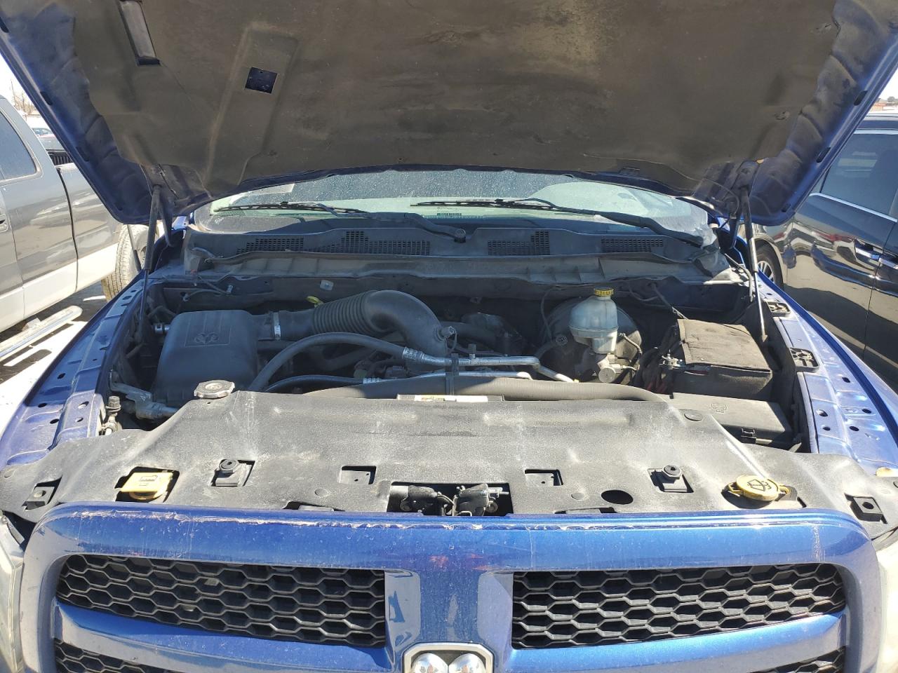 2014 RAM 1500 VIN 3C6RR7KT7EG201563 Copart auction photo, front end damage thumbnail 11