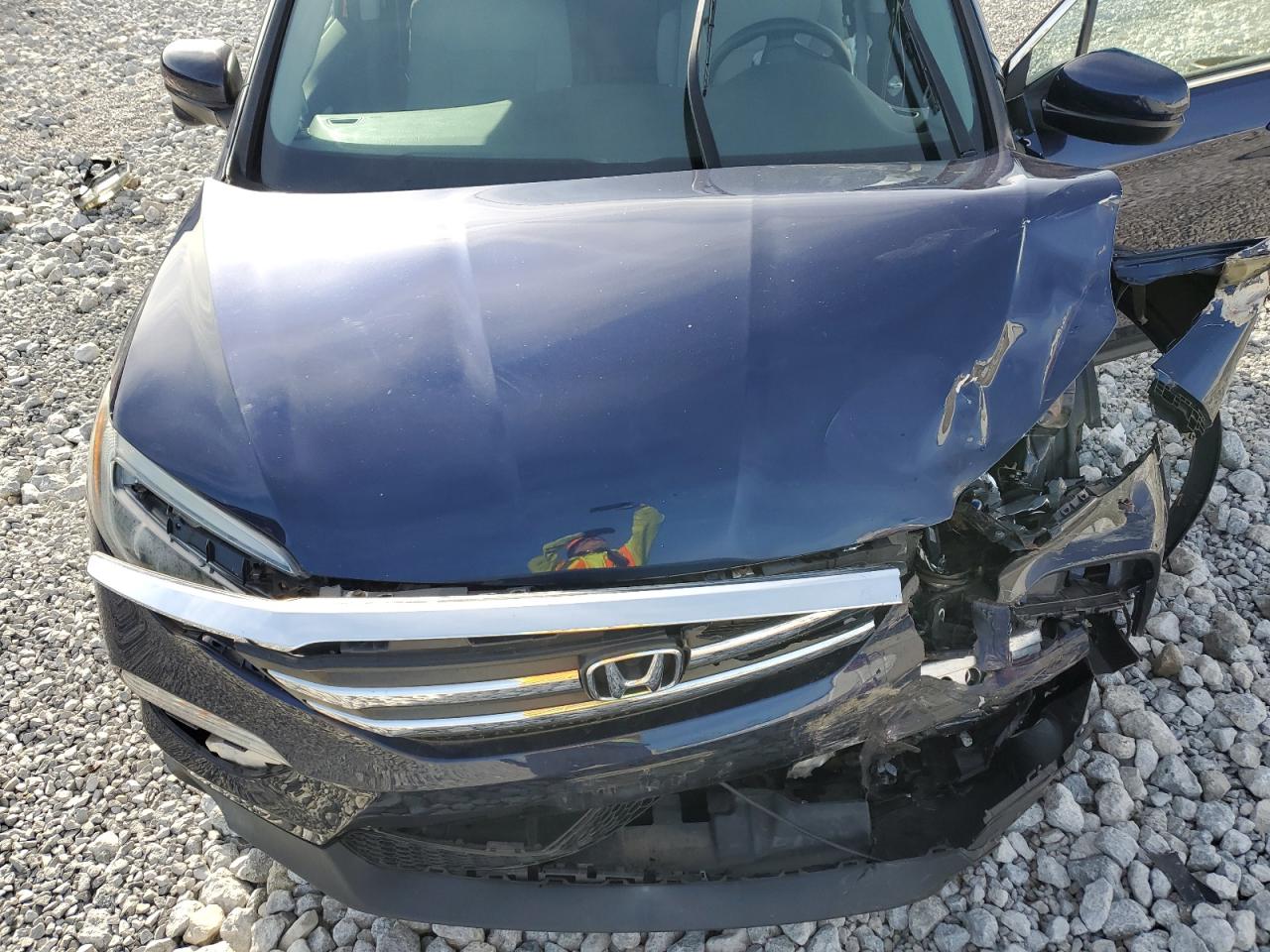 2017 Honda Pilot VIN 5FNYF6H33HB101064 Copart auction photo, front end / undercarriage damage thumbnail 13