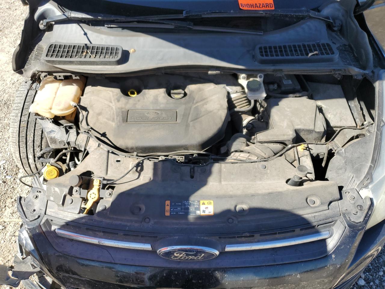 2016 Ford Escape VIN 1FMCU0G92GUB61891 Copart auction photo, all over damage thumbnail 12