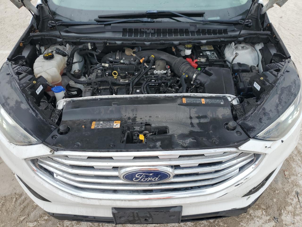 2019 Ford Edge VIN 2FMPK4G91KBB91820 Copart auction photo, front end / side damage thumbnail 12