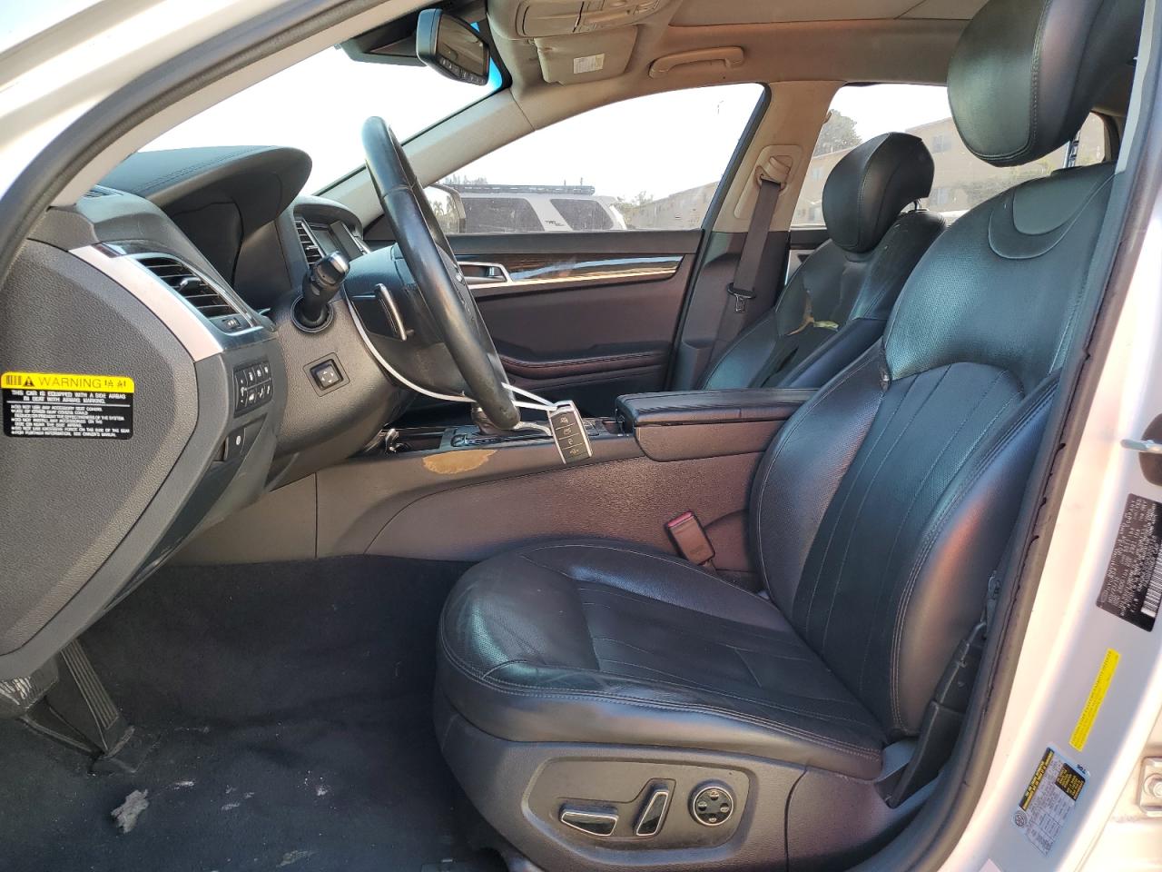 2017 Genesis G80 VIN KMHGN4JE6HU205128 Copart auction photo, mechanical damage thumbnail 7