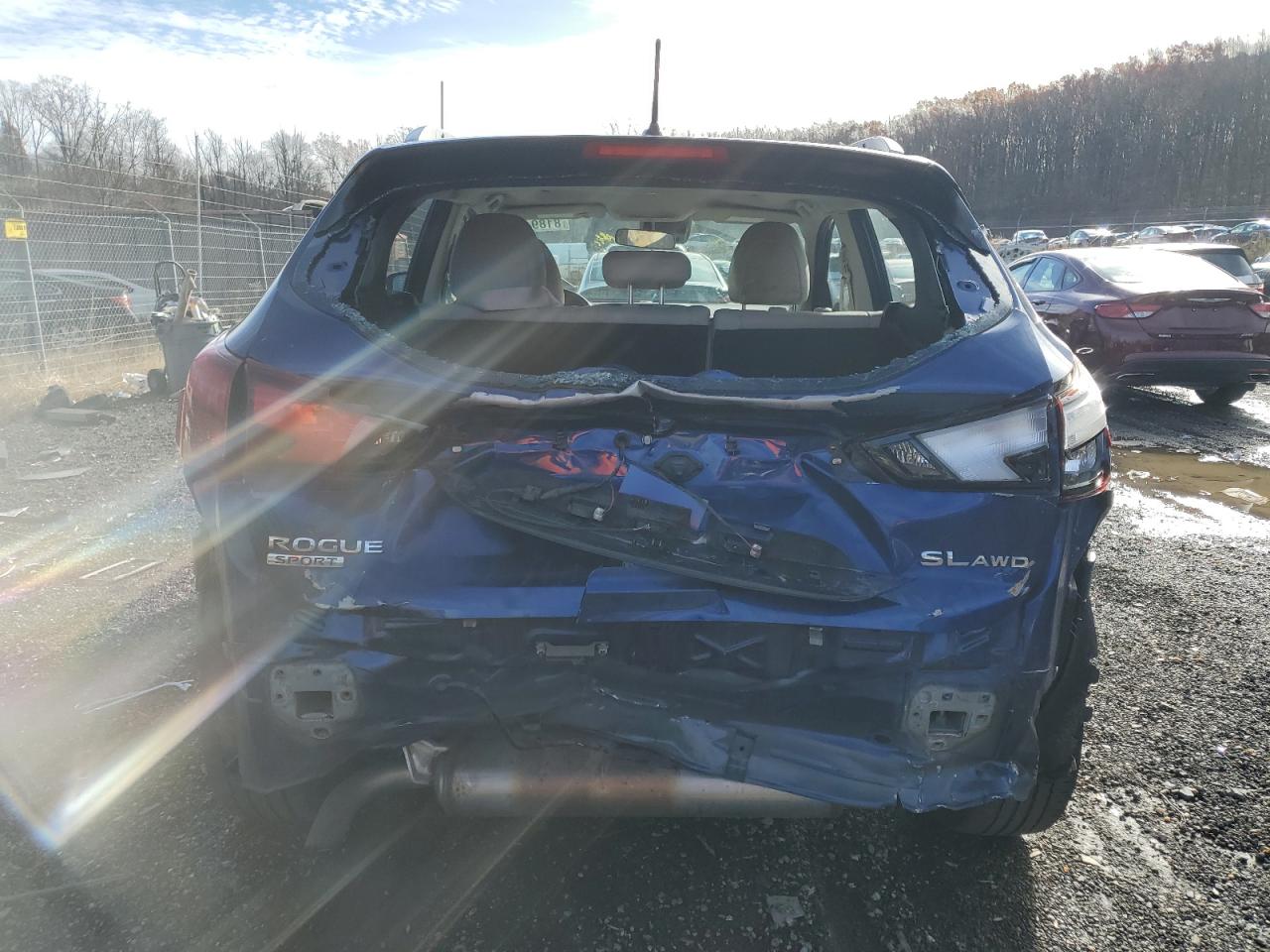 2018 Nissan Rogue VIN JN1BJ1CRXJW210631 Copart auction photo, rear end damage thumbnail 6