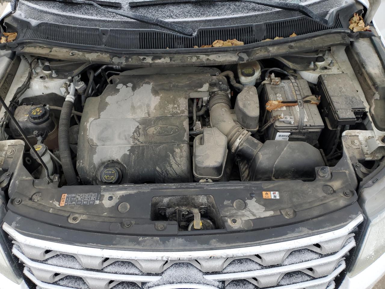 2016 Ford Explorer VIN 1FM5K8D89GGA10036 Copart auction photo, front end / undercarriage damage thumbnail 12