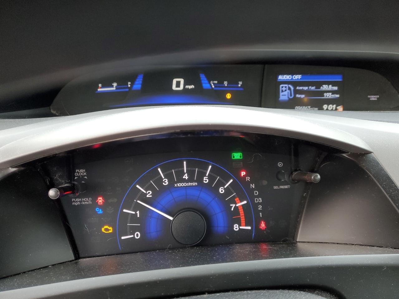 2012 Honda Civic VIN 19XFB2F58CE066293 Copart auction photo, front end damage thumbnail 9