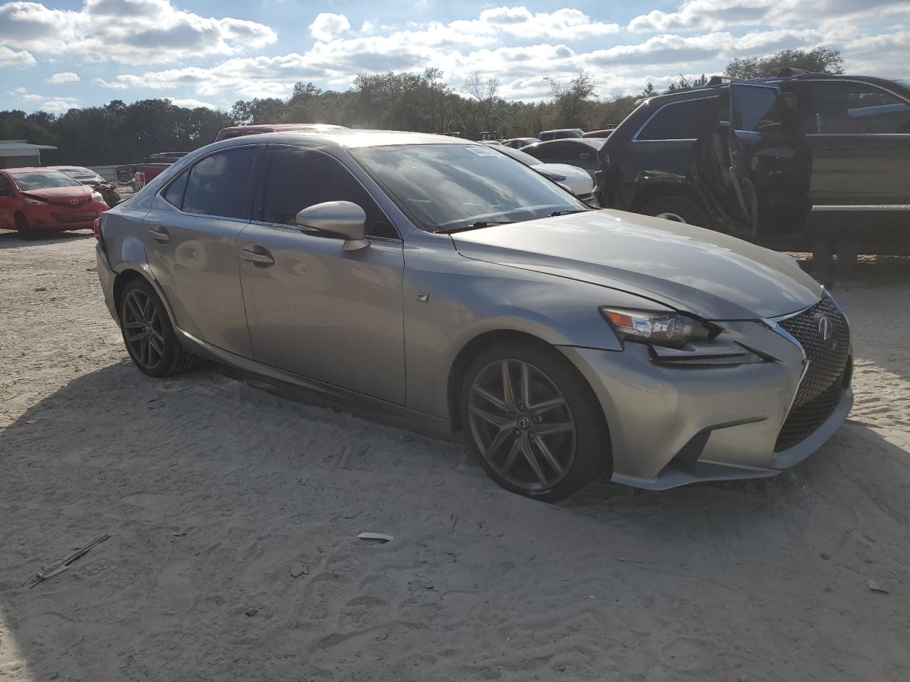 2015 Lexus IS VIN JTHBF1D29F5081499 Copart auction photo, front end / rear end damage thumbnail 4