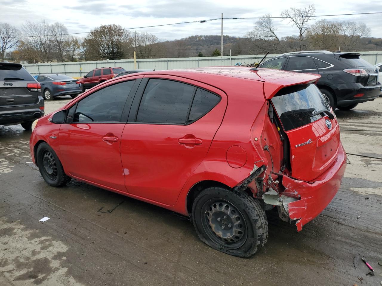2013 Toyota Prius VIN JTDKDTB34D1530025 Copart auction photo, rear end damage thumbnail 2