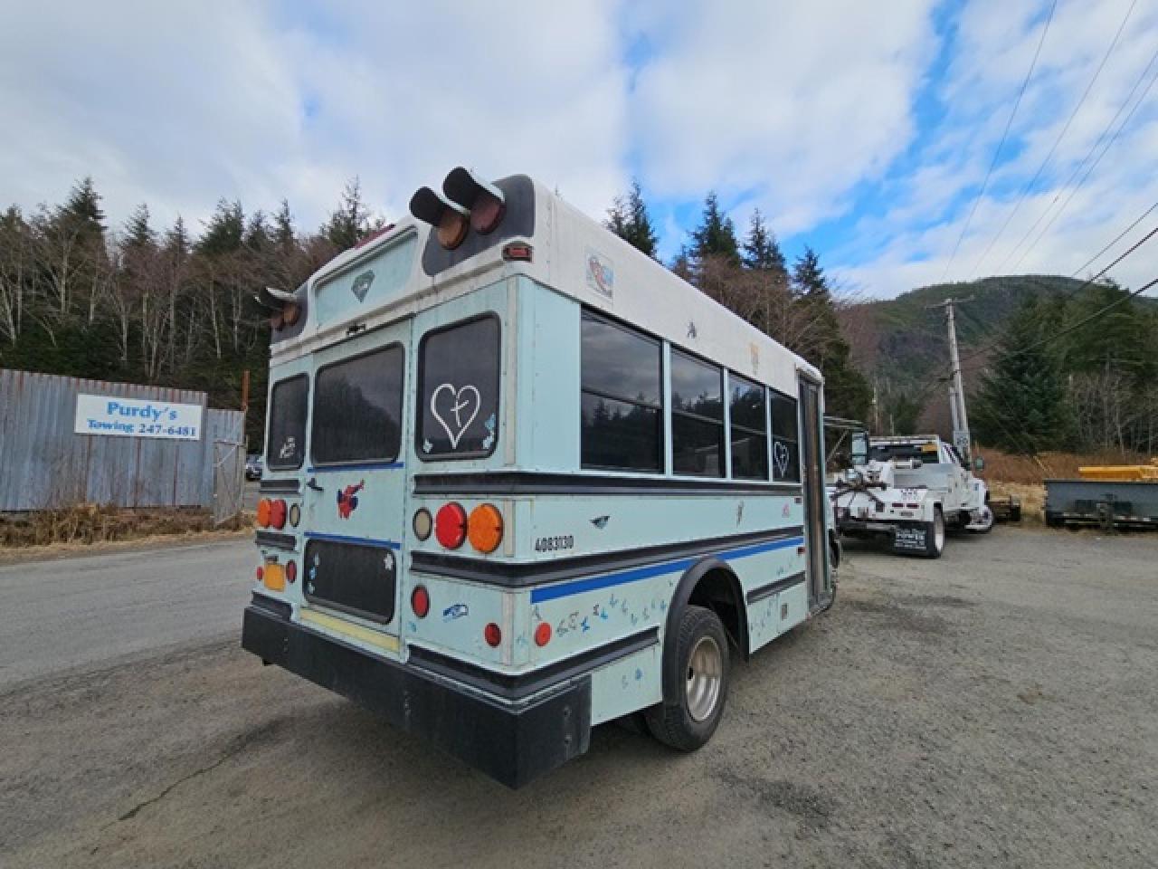 2009 Chevrolet Express VIN 1GBJG31K591125296 Copart auction photo, top/roof damage thumbnail 4