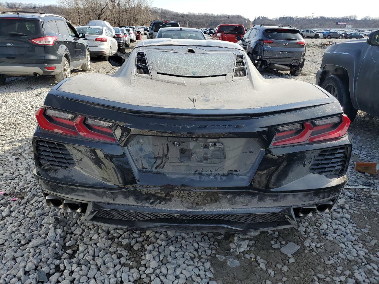 2022 Chevrolet Corvette VIN 1G1YB2D45N5120398 Copart auction photo, side damage thumbnail 6