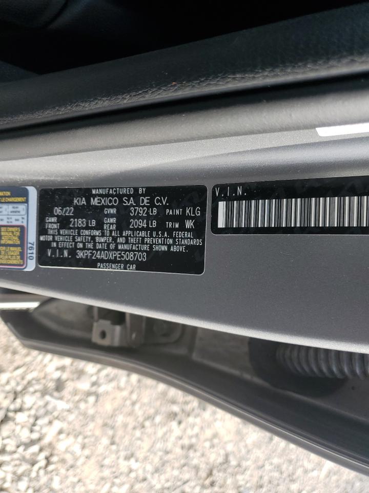 2023 KIA Forte VIN 3KPF24ADXPE508703 Copart auction photo, front end damage thumbnail 12