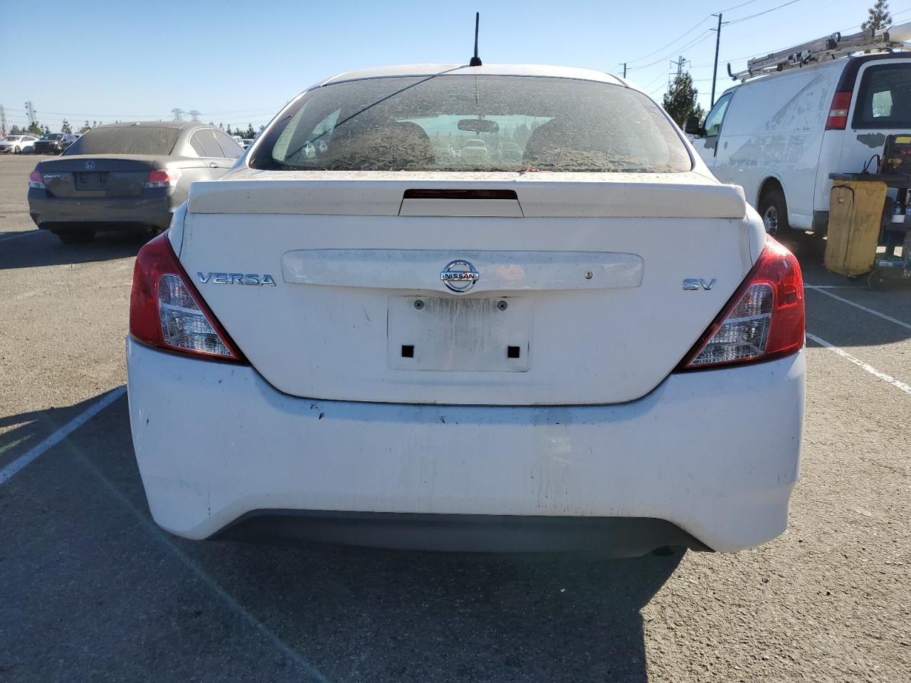 2018 Nissan Versa VIN 3N1CN7AP5JK407988 Copart auction photo, rear end damage thumbnail 6