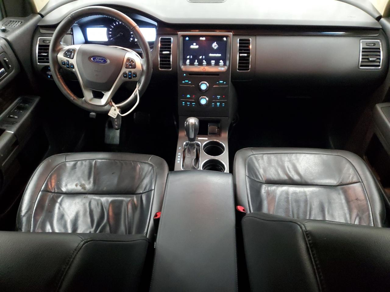 2018 Ford Flex VIN 2FMGK5C89JBA00582 Copart auction photo, front end / side damage thumbnail 8