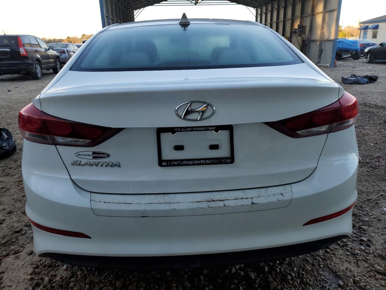 2018 Hyundai Elantra VIN 5NPD84LF4JH214771 Copart auction photo, front end damage thumbnail 6