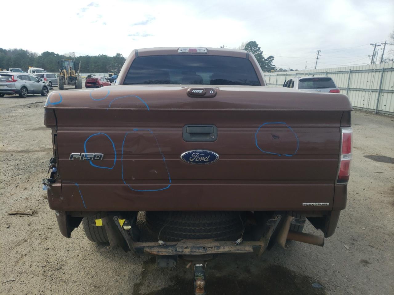 2011 Ford F-150 VIN 1FTEW1CM4BKD23693 Copart auction photo, rear end damage thumbnail 6