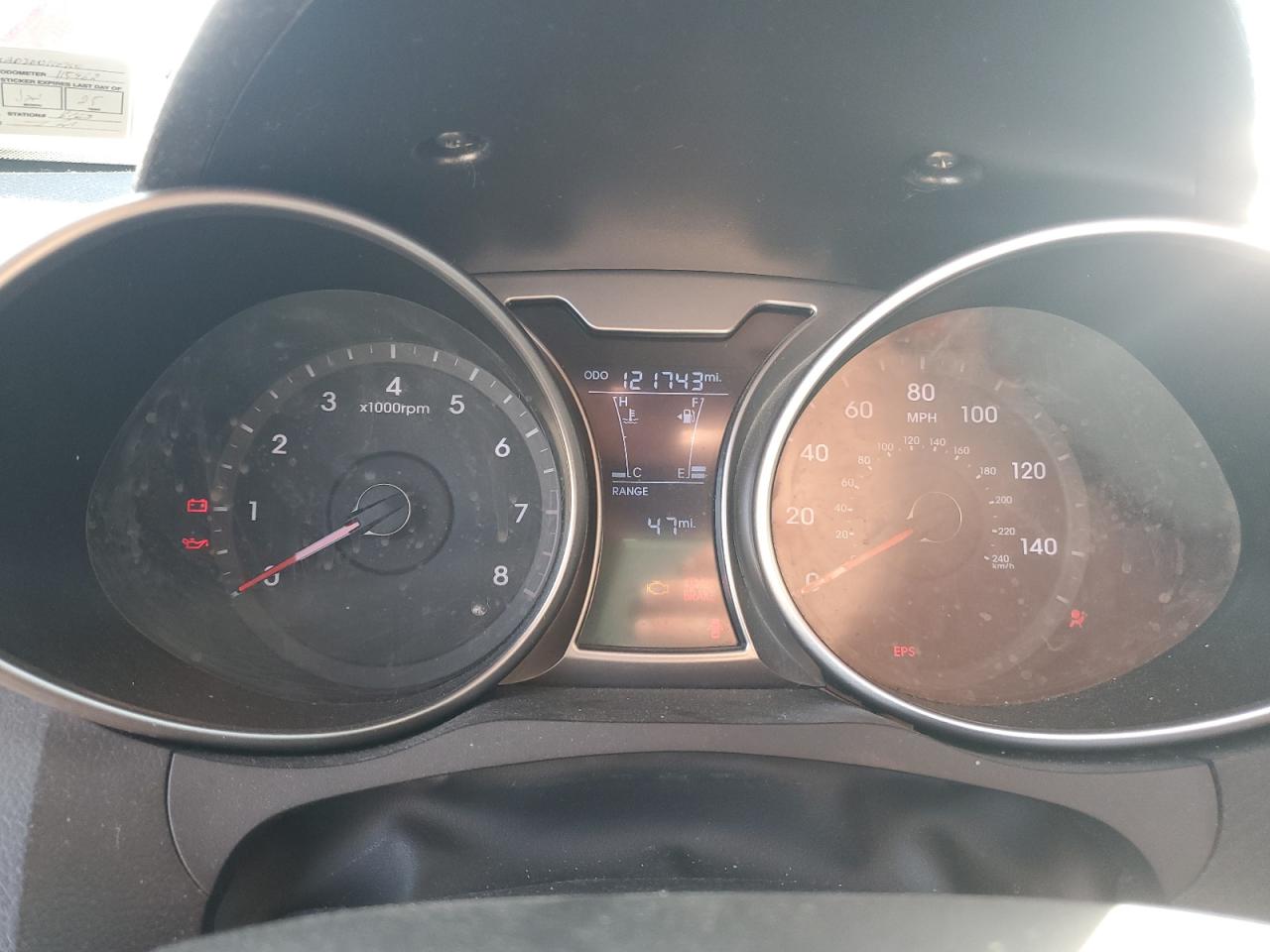 2013 Hyundai Veloster VIN KMHTC6AD3DU114710 Copart auction photo, mechanical damage thumbnail 9