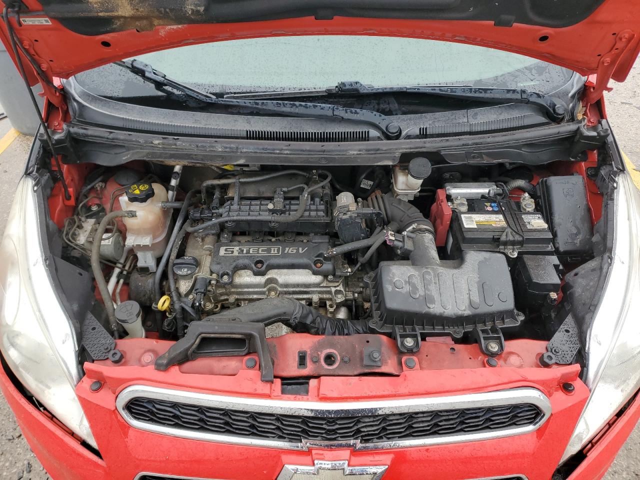 2014 Chevrolet Spark VIN KL8CD6S92EC449517 Copart auction photo, front end damage thumbnail 11
