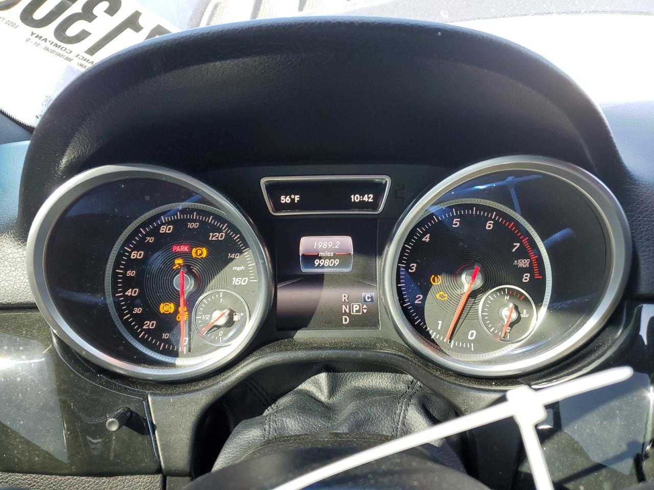 2017 Mercedes-Benz GLE VIN 4JGDA5JB9HA846298 Copart auction photo, front end damage thumbnail 9