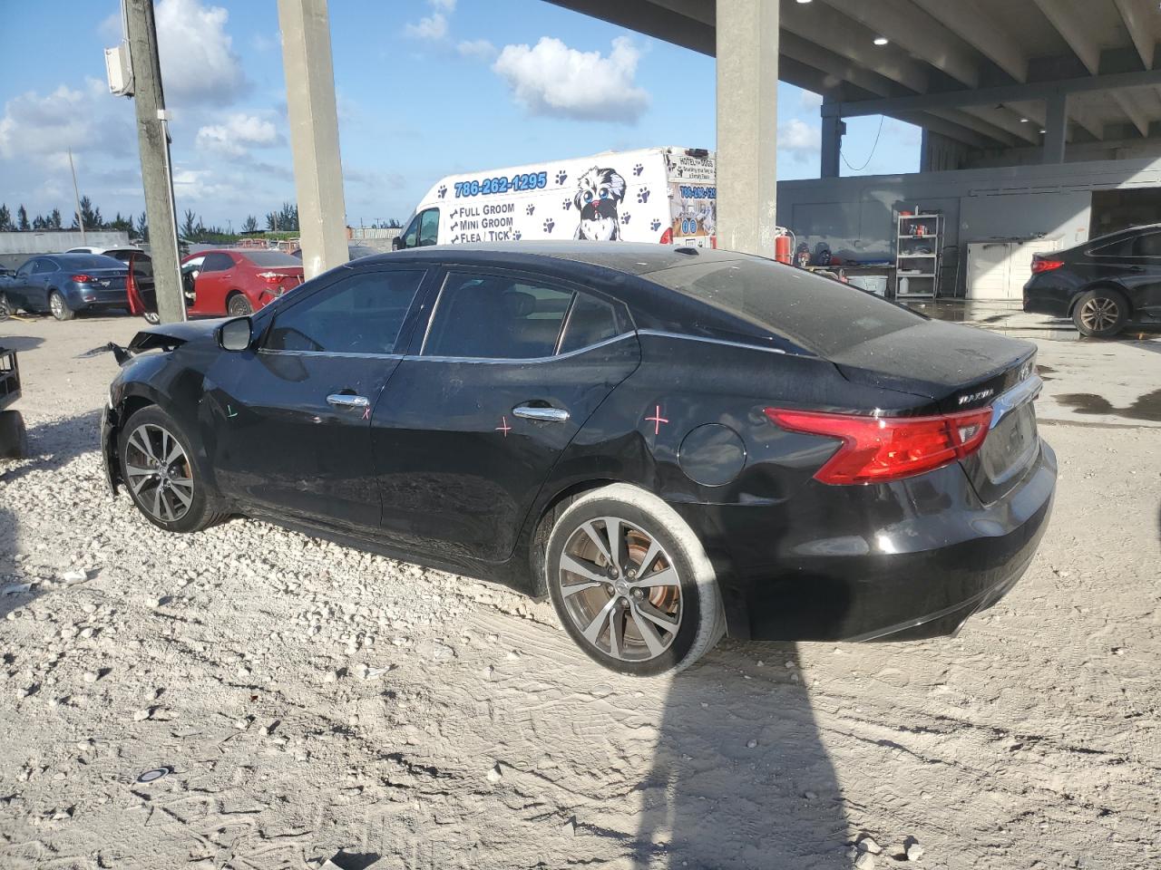 2018 Nissan Maxima VIN 1N4AA6AP8JC402077 Copart auction photo, front end / minor dent/scratches damage thumbnail 2
