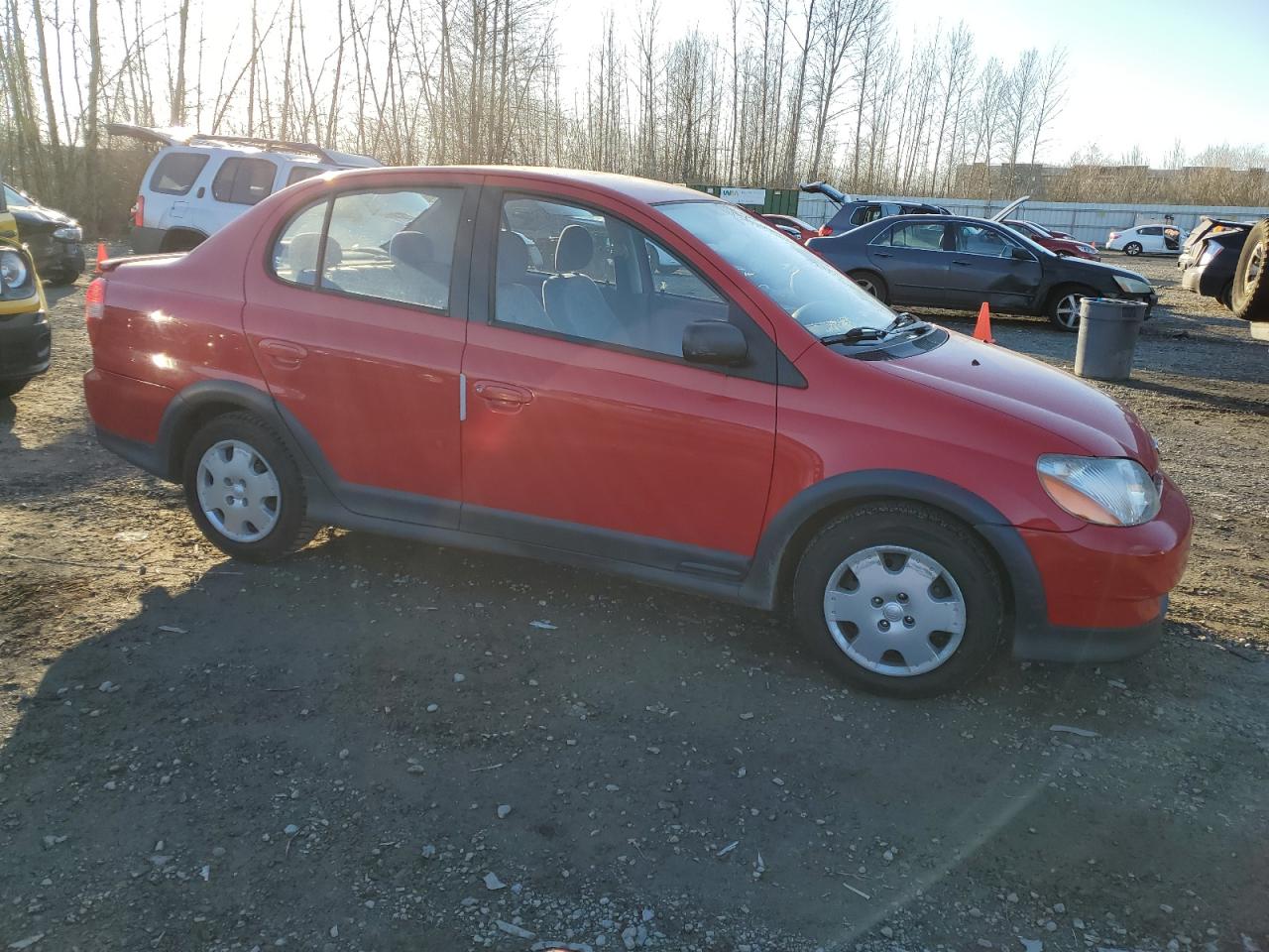 2001 Toyota Echo VIN JTDBT123410131771 Copart auction photo, front end / rear end damage thumbnail 4