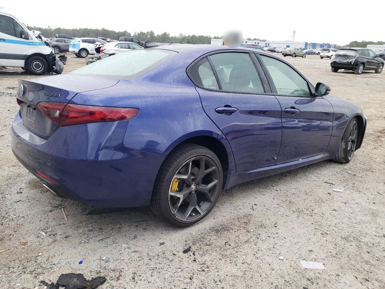 2021 Alfa Romeo Giulia VIN ZARFAMBN0M7646049 Copart auction photo, front end damage thumbnail 3