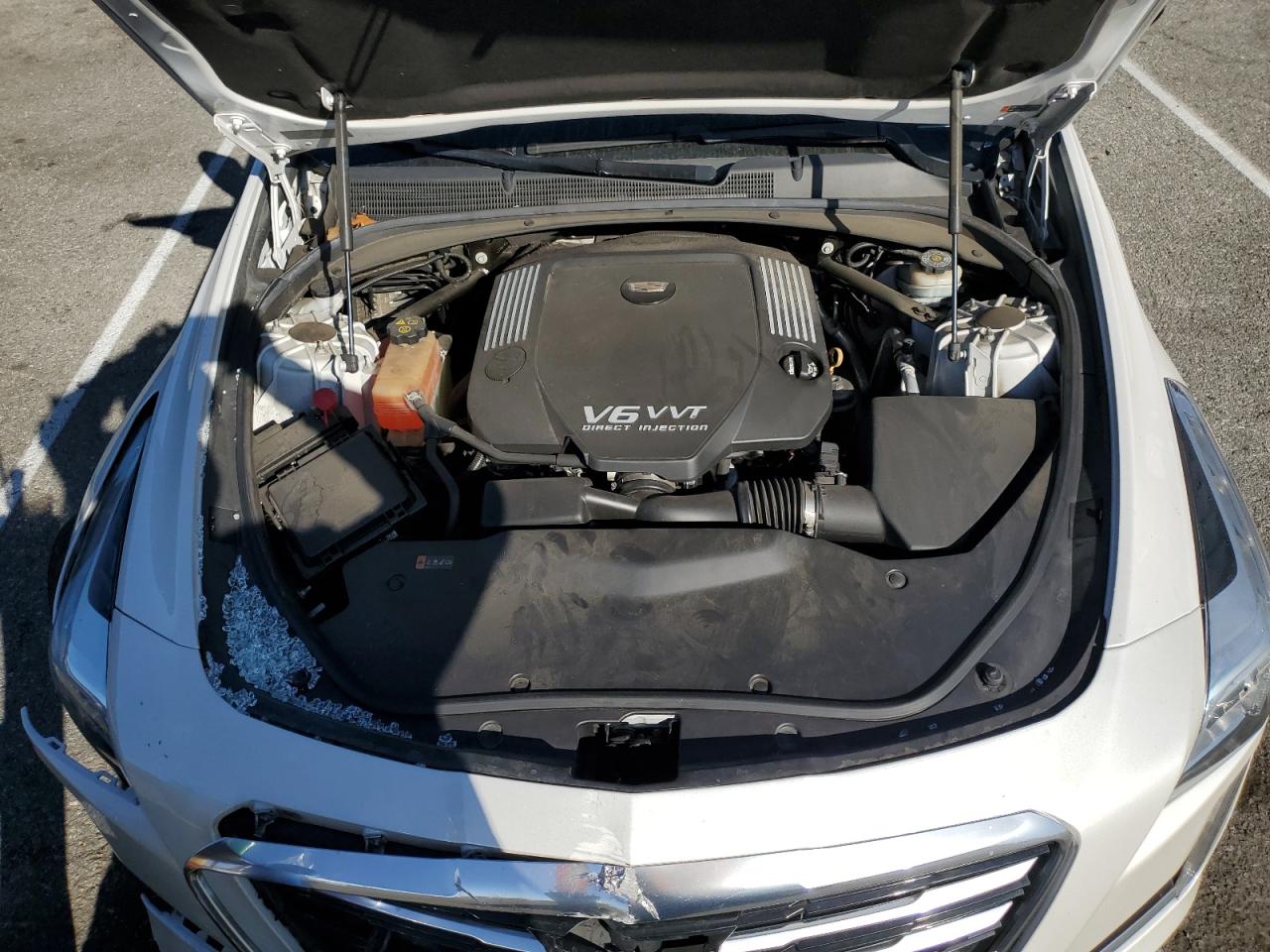 2015 Cadillac CTS VIN 1G6AR5S30F0125039 Copart auction photo, side / undercarriage damage thumbnail 11