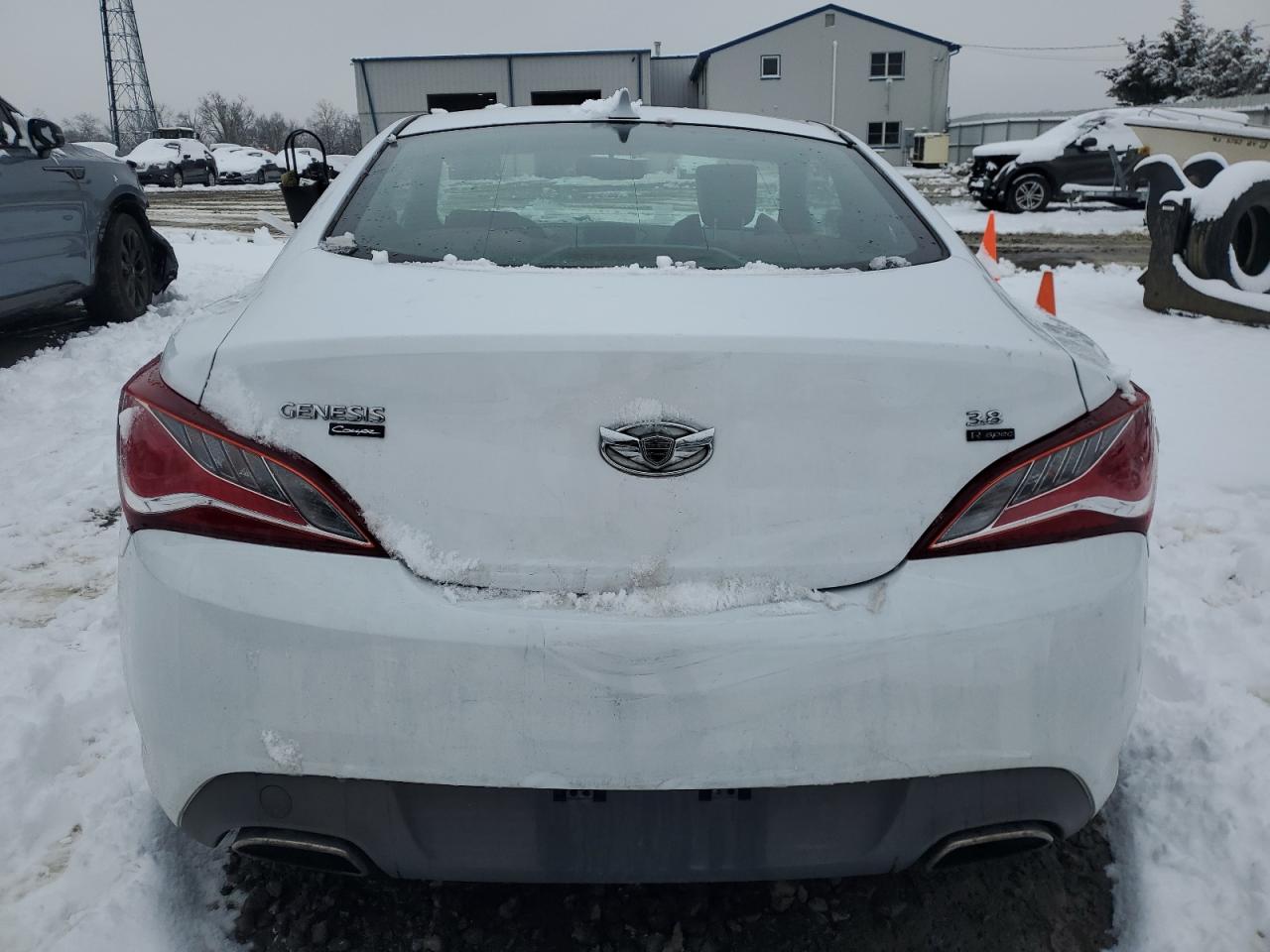 2013 Hyundai Genesis VIN KMHHU6KJ4DU112827 Copart auction photo, side damage thumbnail 6