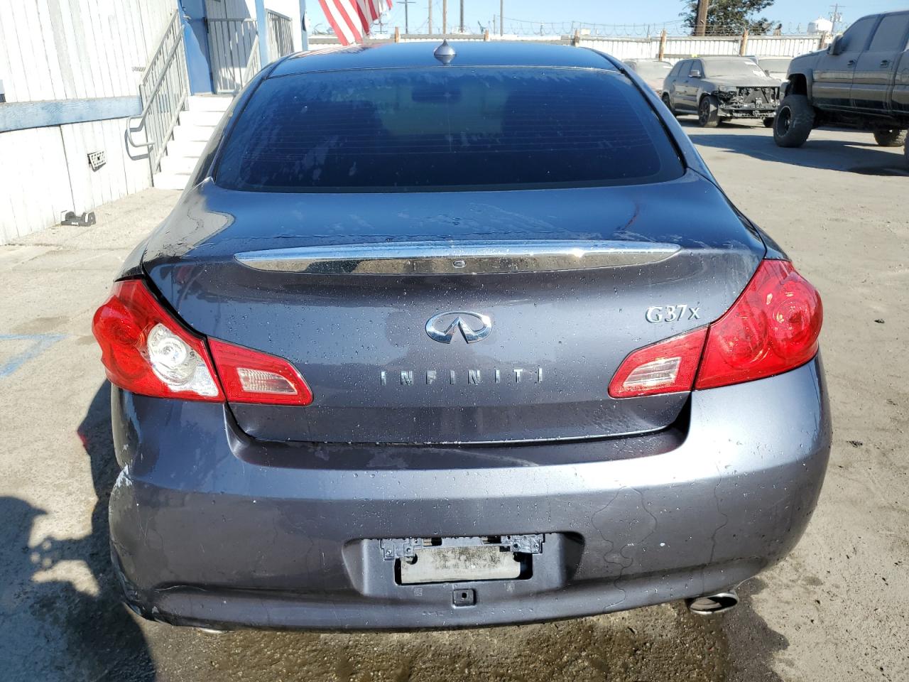 2009 Infiniti G VIN JNKCV61F19M350715 Copart auction photo, rear end damage thumbnail 6