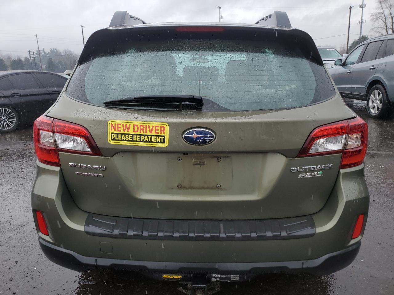2015 Subaru Outback VIN 4S4BSAAC3F3352767 Copart auction photo, rear end damage thumbnail 6