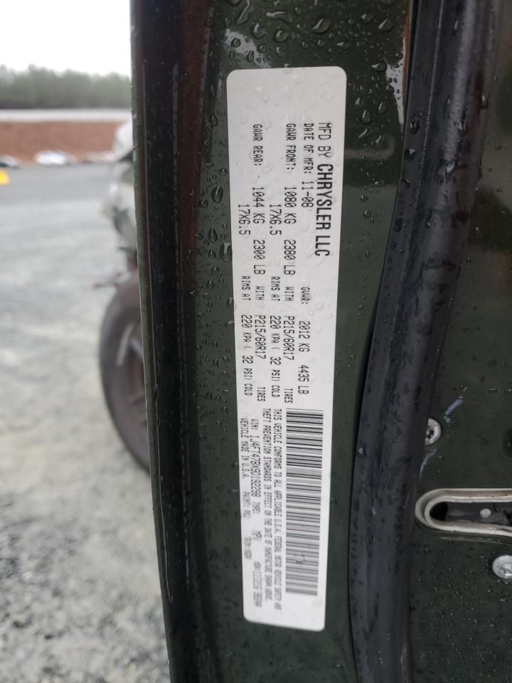 2009 Jeep Compass VIN 1J4FT47BX9D192298 Copart auction photo, front end damage thumbnail 15