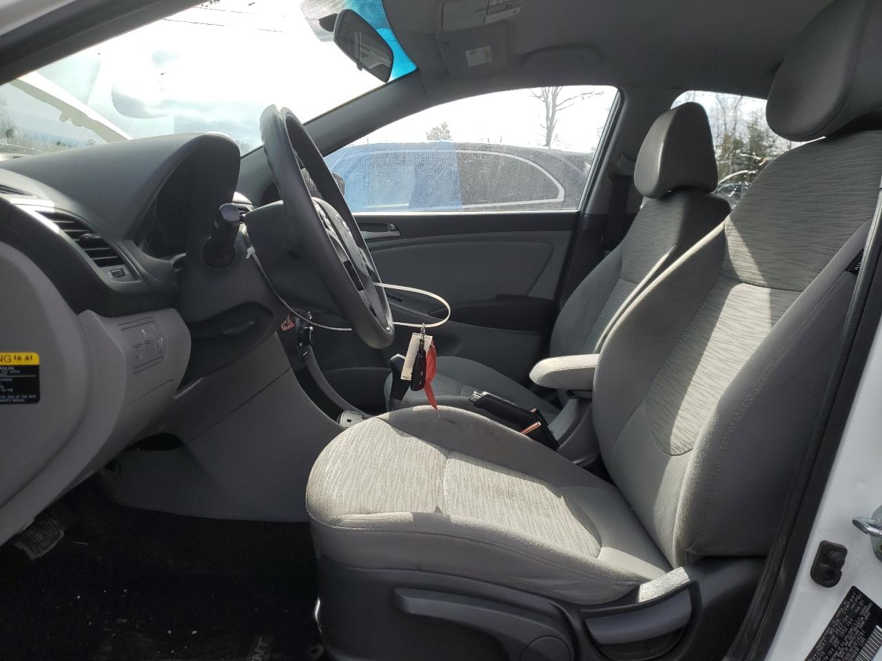 2015 Hyundai Accent VIN KMHCT4AE9FU916291 Copart auction photo, front end damage thumbnail 7