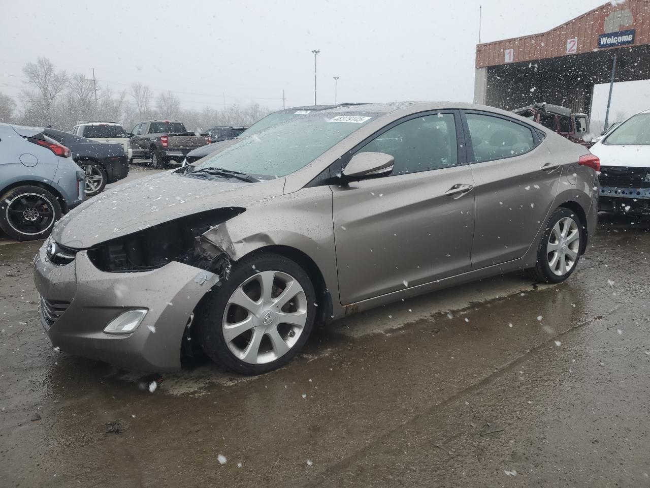 2011 Hyundai Elantra VIN 5NPDH4AEXBH056934