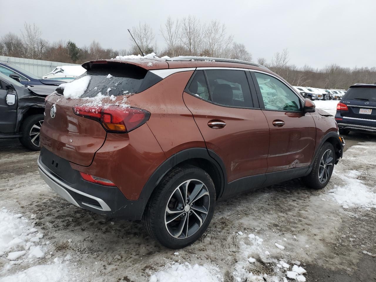 2020 Buick Encore VIN KL4MMESL3LB131615 Copart auction photo, front end damage thumbnail 3