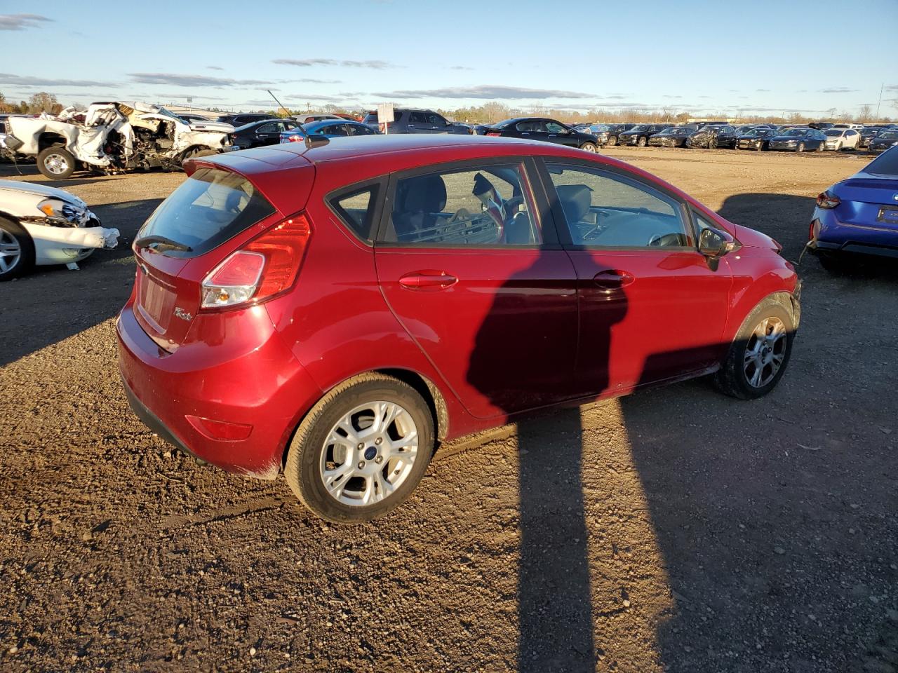 2015 Ford Fiesta VIN 3FADP4EJ6FM178707 Copart auction photo, front end damage thumbnail 3
