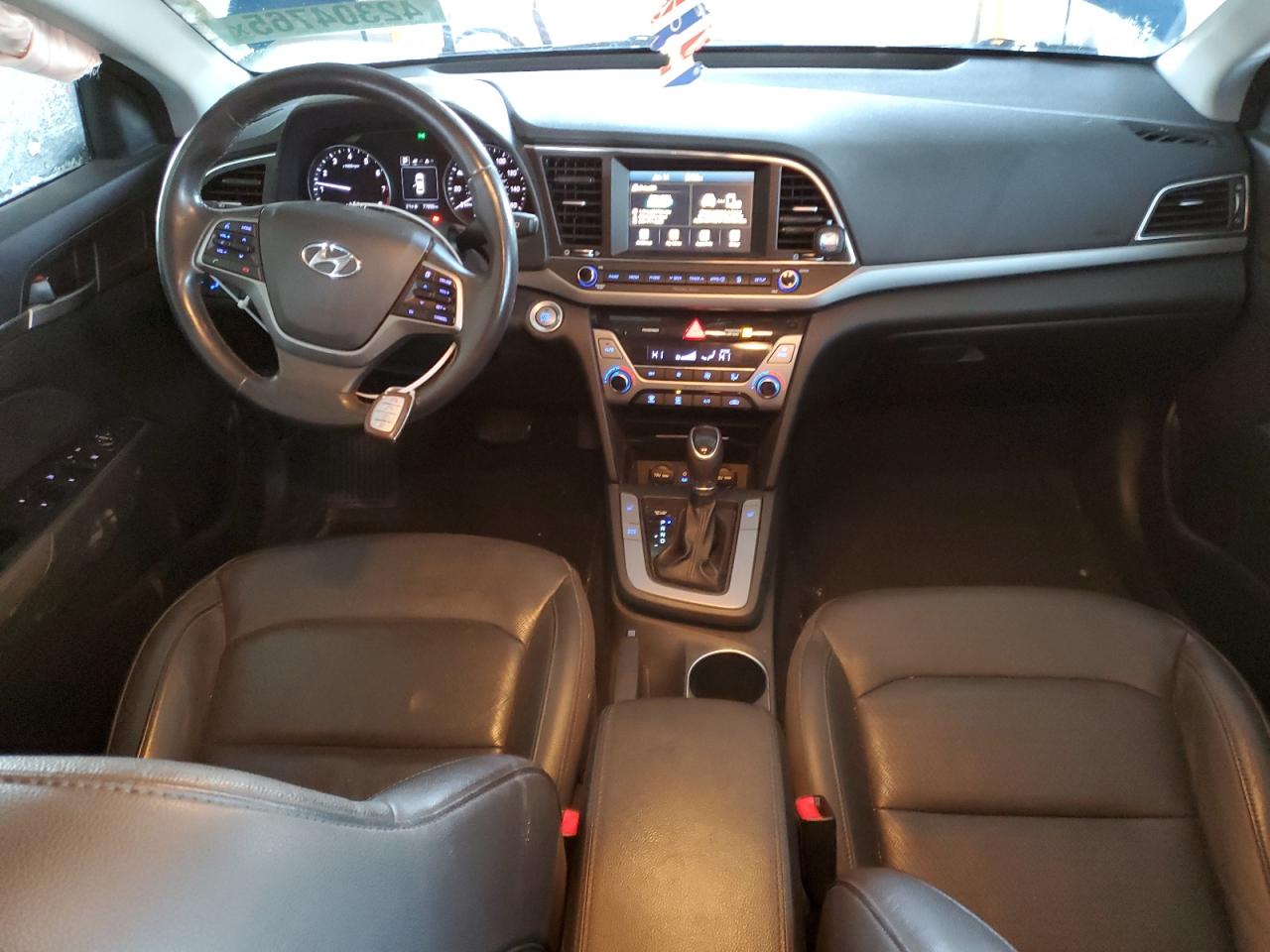 2017 Hyundai Elantra VIN 5NPD84LF6HH058971 Copart auction photo, side / front end damage thumbnail 8