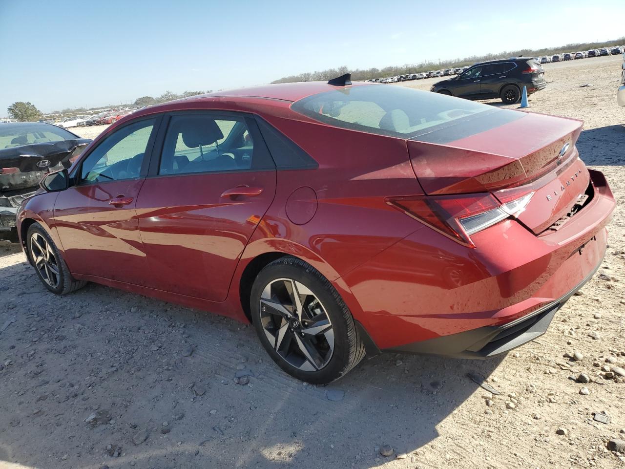 2023 Hyundai Elantra VIN KMHLS4AG6PU452334 Copart auction photo, rear end / minor dent/scratches damage thumbnail 2