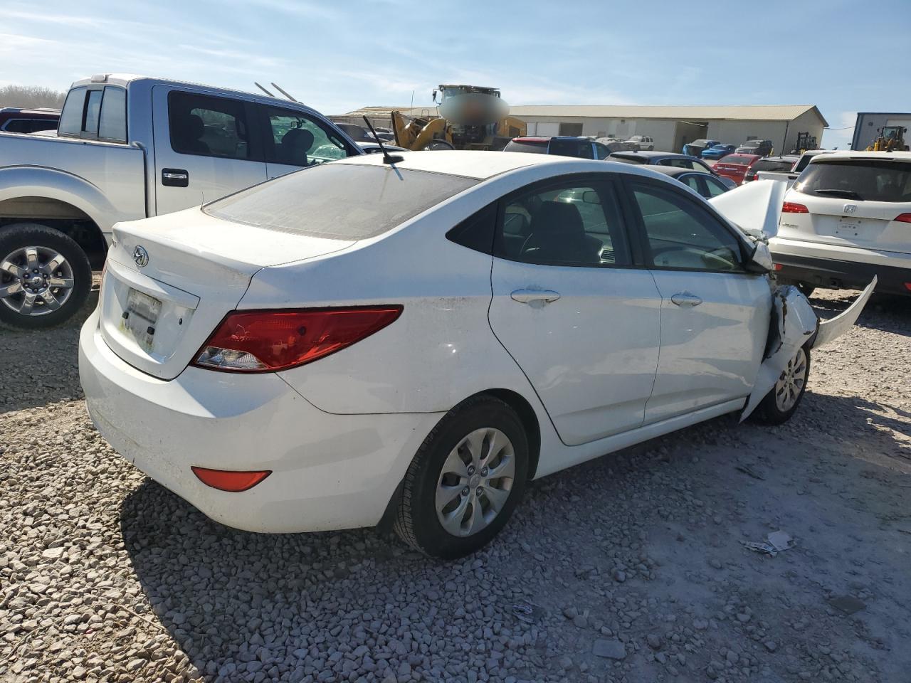 2015 Hyundai Accent VIN KMHCT4AEXFU927784 Copart auction photo, front end / minor dent/scratches damage thumbnail 3