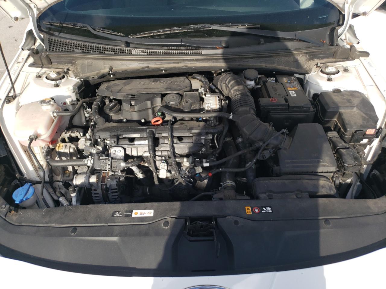 2022 Hyundai Elantra VIN KMHLR4AFXNU370266 Copart auction photo, water/flood damage thumbnail 11