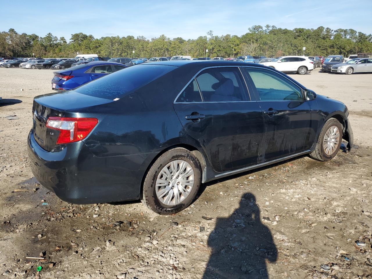 2014 Toyota Camry VIN 4T1BF1FK4EU317104 Copart auction photo, front end damage thumbnail 3