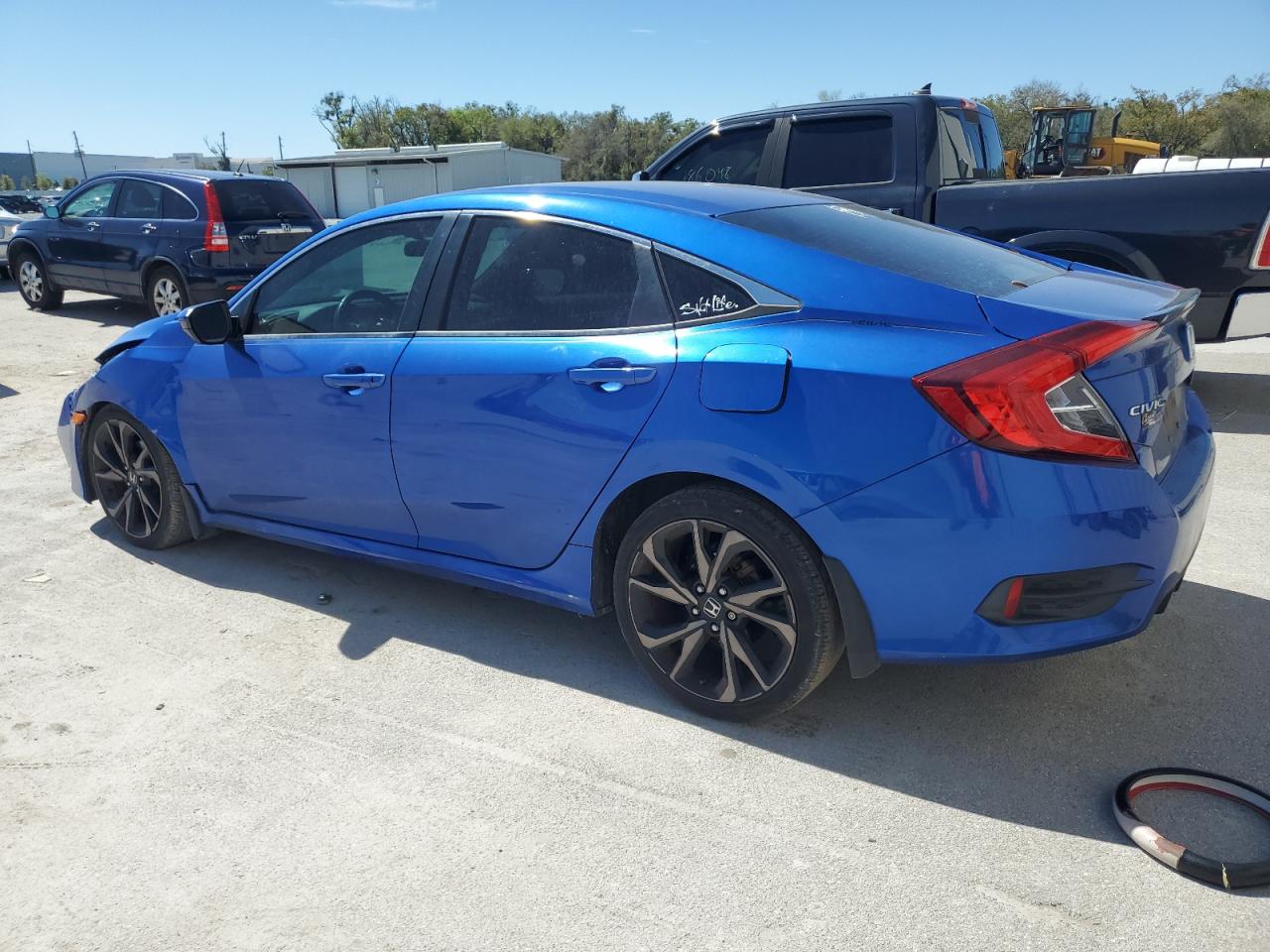 2019 Honda Civic VIN 19XFC2F88KE015267 Copart auction photo, front end damage thumbnail 2
