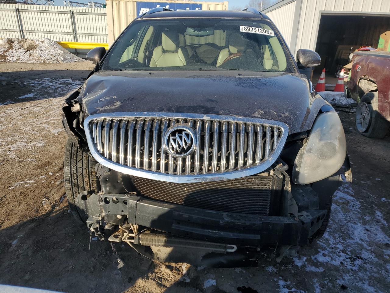 2011 Buick Enclave VIN 5GAKRBED0BJ234594 Copart auction photo, front end / mechanical damage thumbnail 5