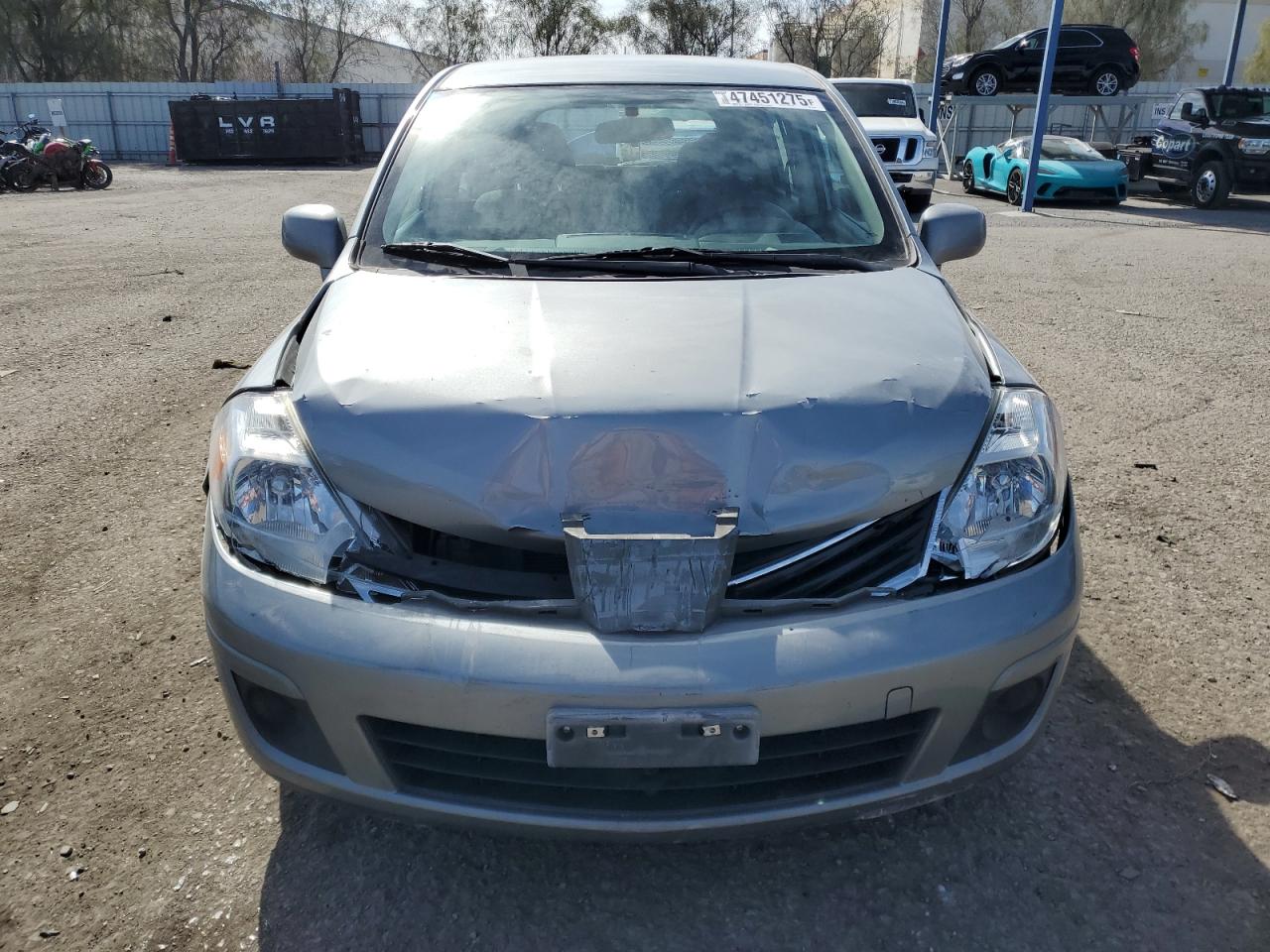 2010 Nissan Versa VIN 3N1BC1CPXAL412478 Copart auction photo, front end / rear end damage thumbnail 5