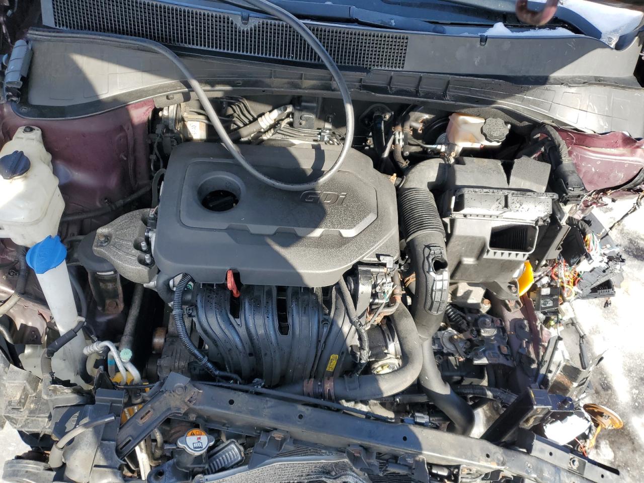 2016 KIA Sorento VIN 5XYPGDA3XGG016558 Copart auction photo, front end / side damage thumbnail 12