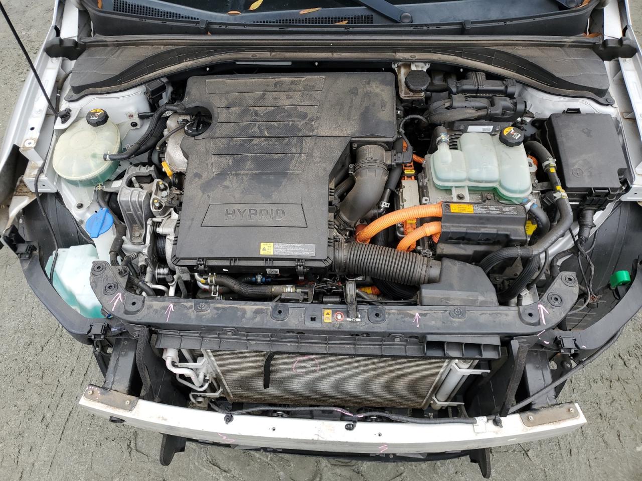 2017 Hyundai IONIQ VIN KMHC65LC1HU024077 Copart auction photo, front end damage thumbnail 13