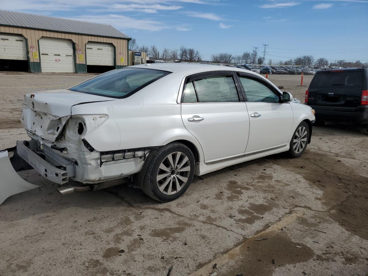 2011 Toyota Avalon VIN 4T1BK3DB2BU421709 Copart auction photo, rear end damage thumbnail 3