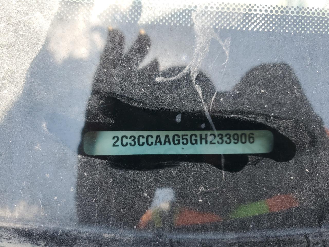 2016 Chrysler 300 VIN 2C3CCAAG5GH233906 Copart auction photo, stripped damage thumbnail 12